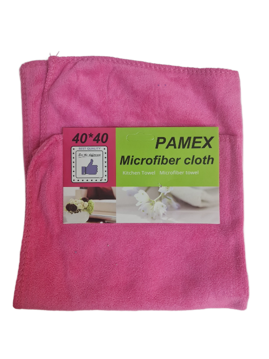 Pamex Microfiber Cloth Pink 40cmx40cm