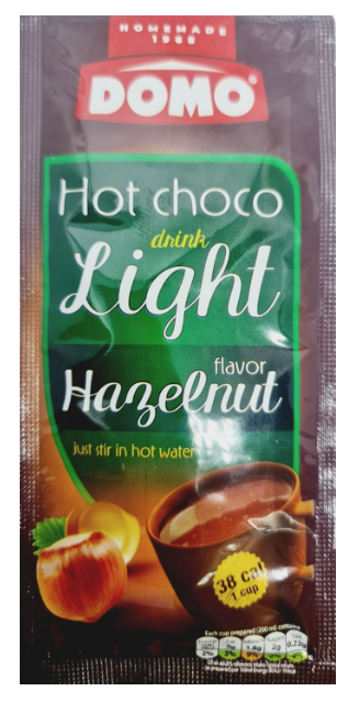 Domo Hot Choco Light Hazelnut Flavor 10 g
