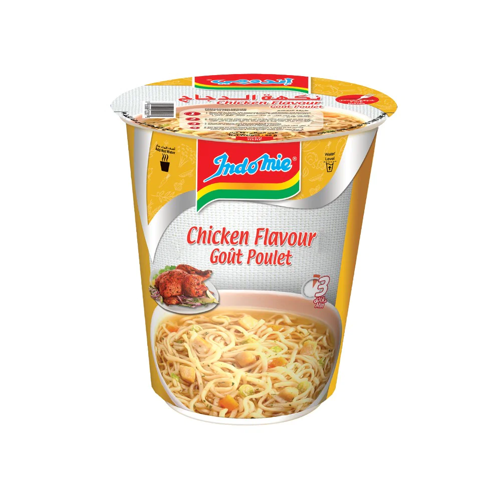 Indomie Chicken Instant Noodles Cup 60 g