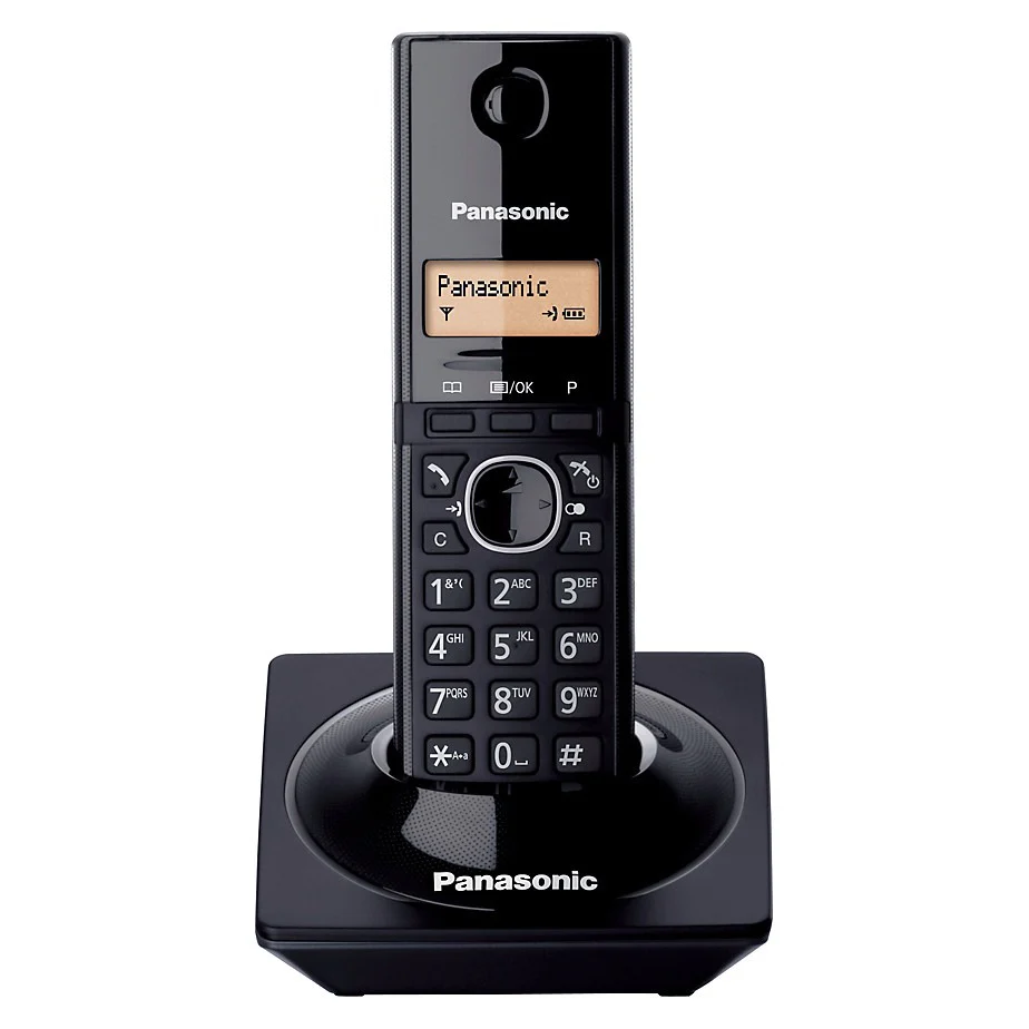 Panasonic Cordless Telephone Black 1's