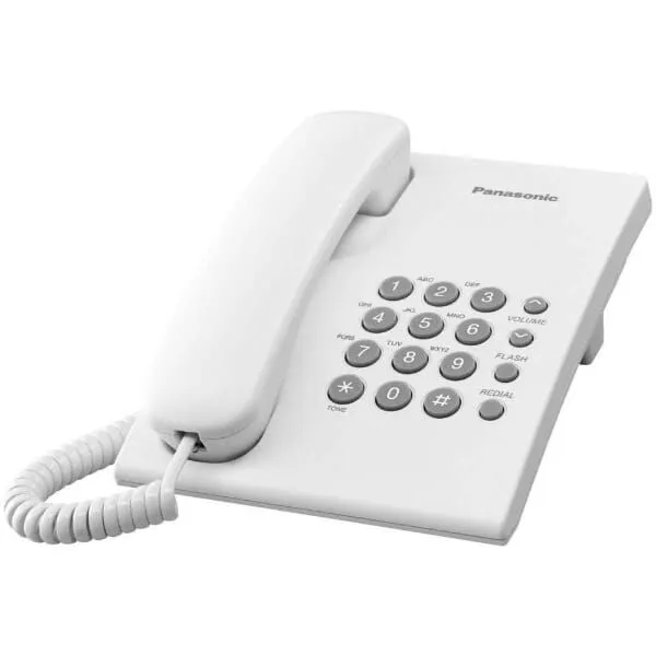 Panasonic Corded Telephone White 1's