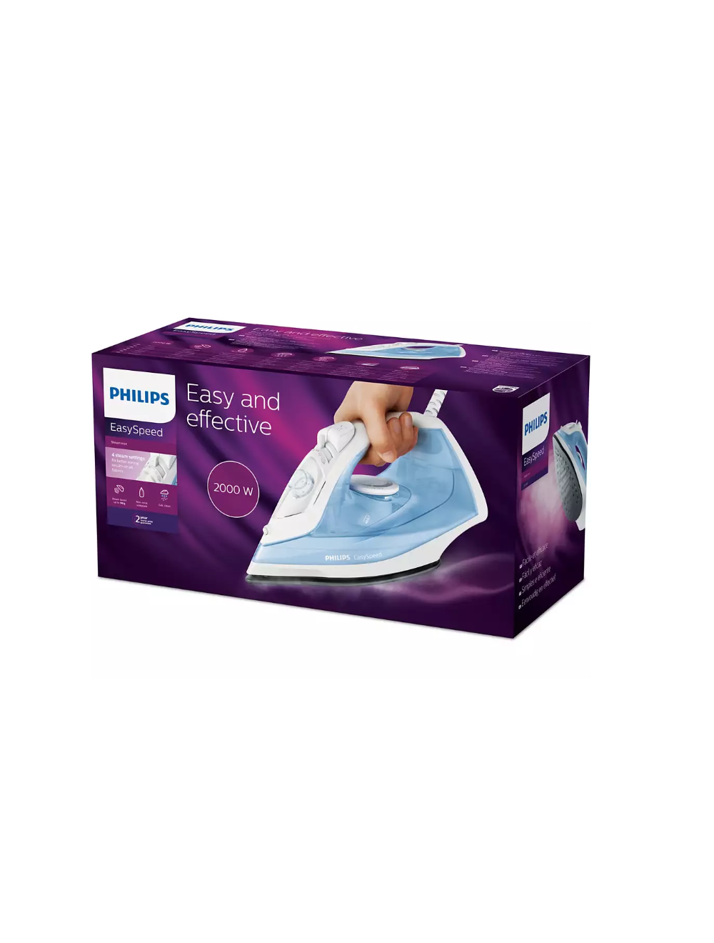 Philips Steam Iron 220 ml Water Tank 2000 W