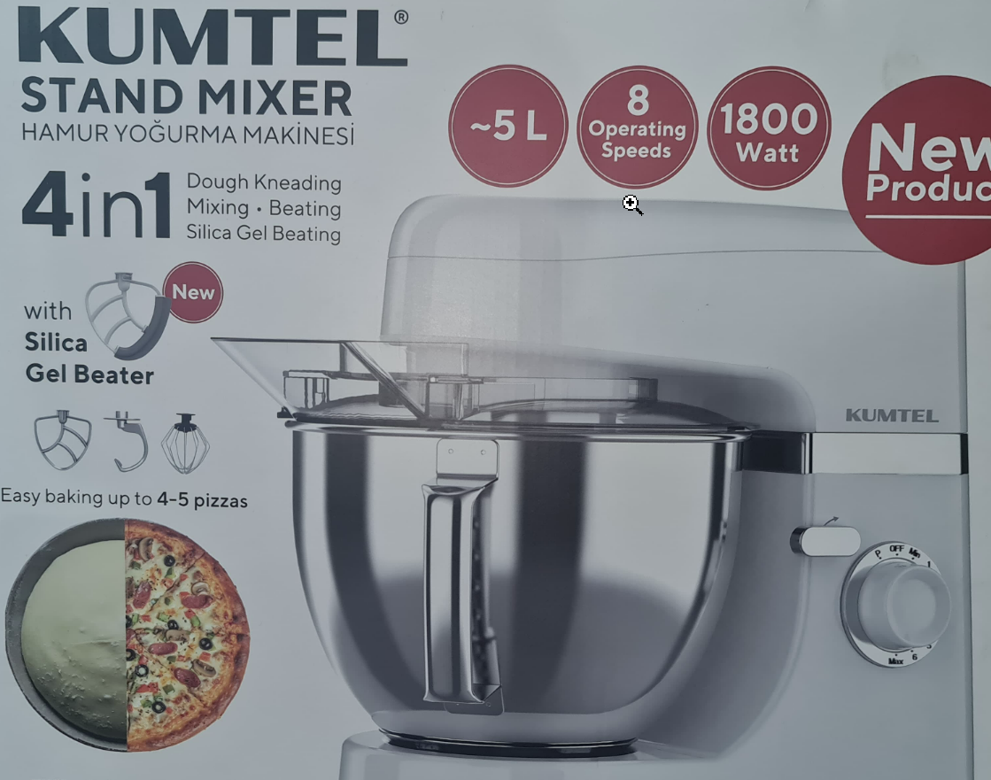 Kumtel Baking Chef White 4-in-1 1800 W/ 5 L