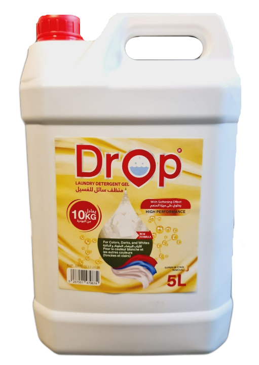 Drop Laundry Detergent Gel Yellow 5 L