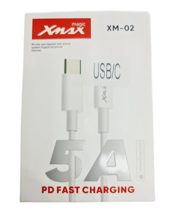 Xmax Fast Charging Cable USB/type  C 1m 5 A