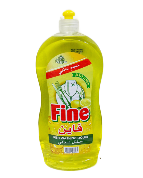 Fine Dishwashing Liquid Zesty Lemon 1300 g