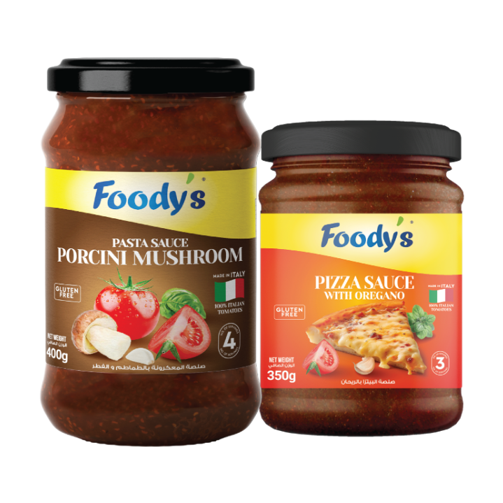 Foody's Mushroom 400 g + Pizza Sauce 350 g