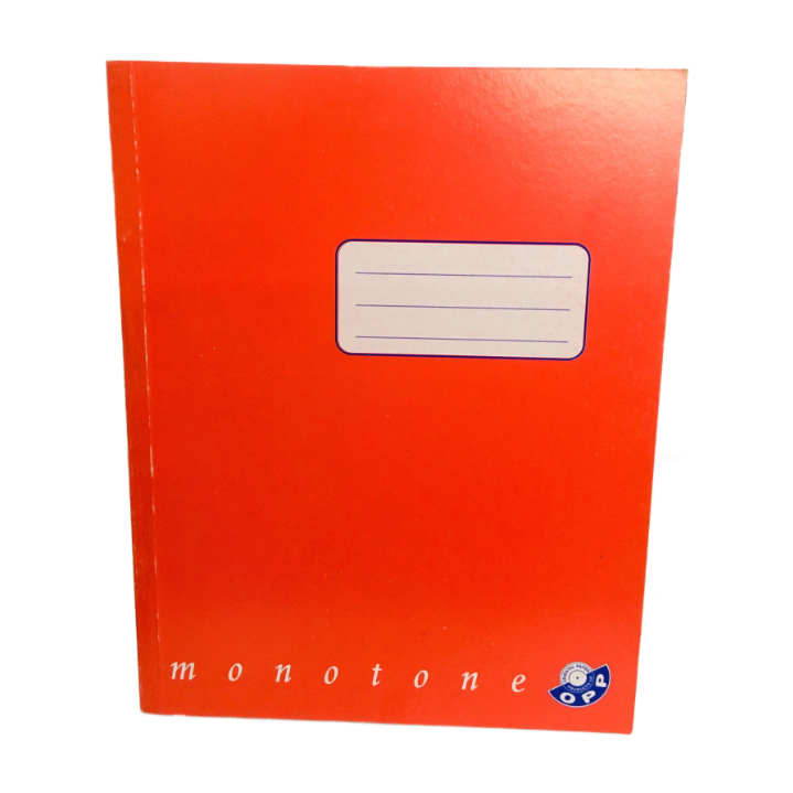 Opp Red Notebook 48 Sheets 165x210 mm