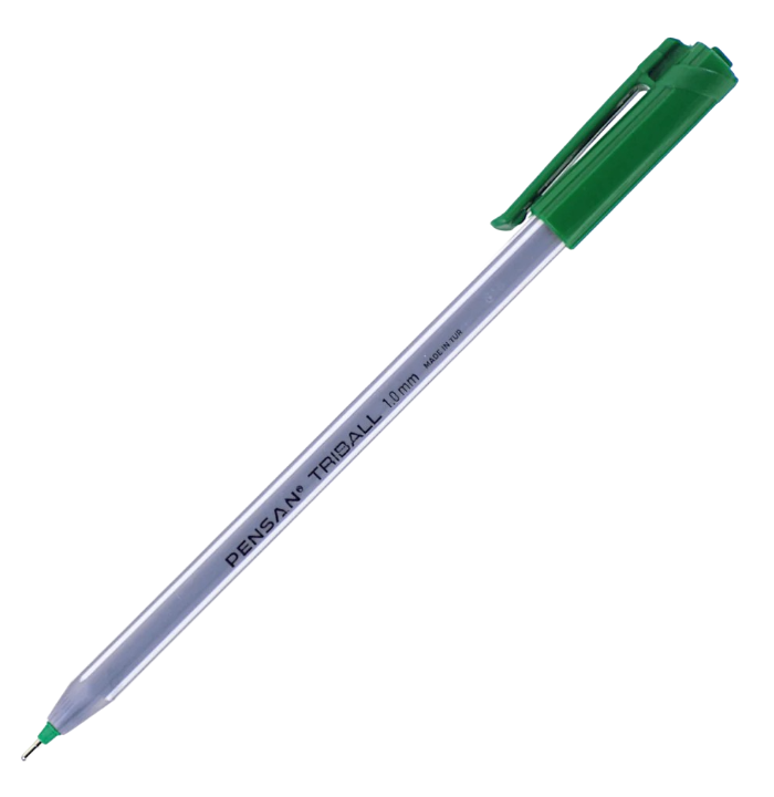 Pensan Ball Point Pen Green 1's