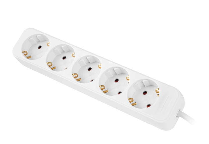 Electrical 5 Gang Socket With 3 m cable 10/16A 250 V
