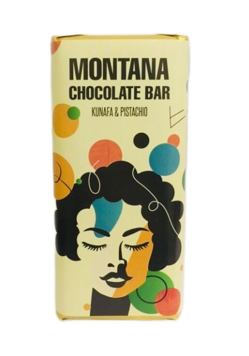 Montana Chocolate Bar Kunafa & Pistachio Dubai Chocolate 110 g