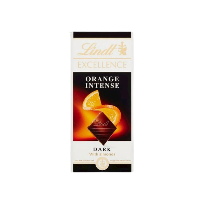 Lindt EXCELLENCE Dark Orange Intense with almonds 100 g