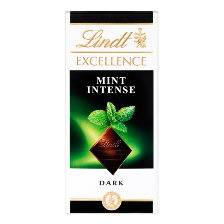 Lindt EXCELLENCE Dark Mint Intense 100 g