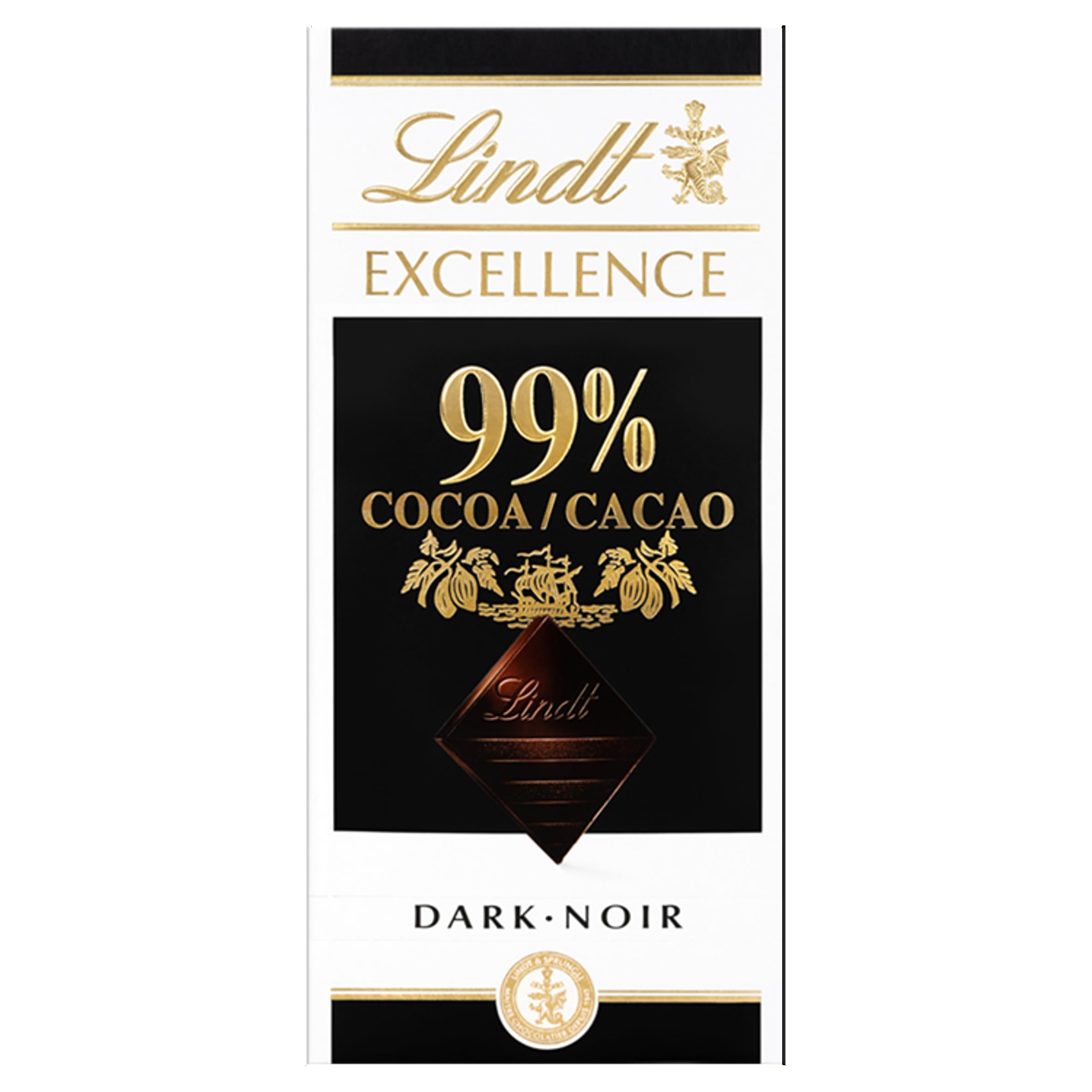 Lindt EXCELLENCE Dark Absolute 99% Cocoa 50 g
