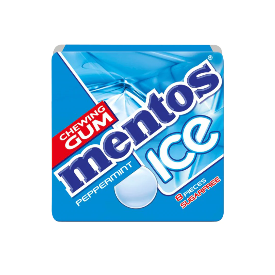 Mentos Ice Chewing Gum Peppermint 8's