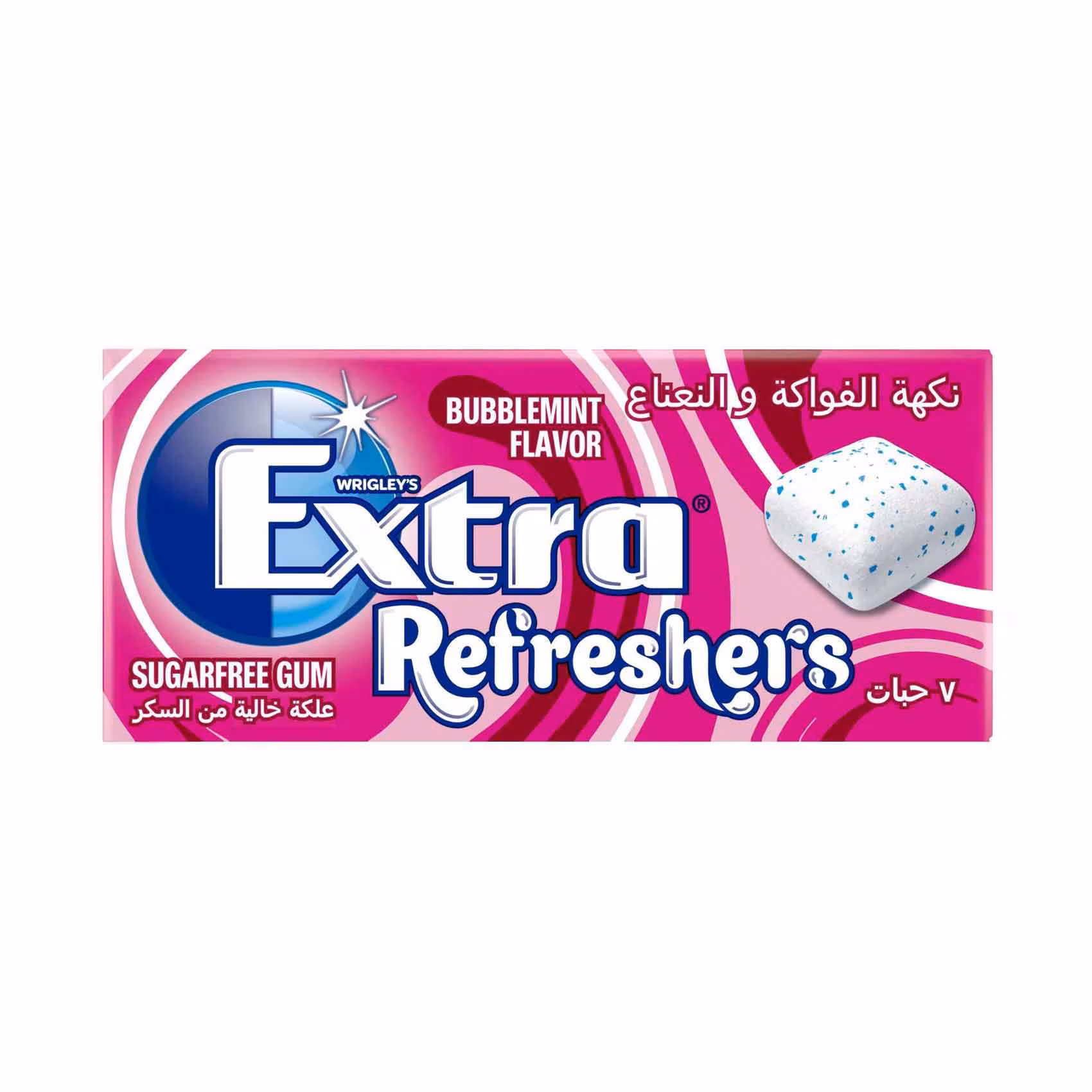 Extra Refreshners Bubblemint Sugar Free Gum 15.6 g