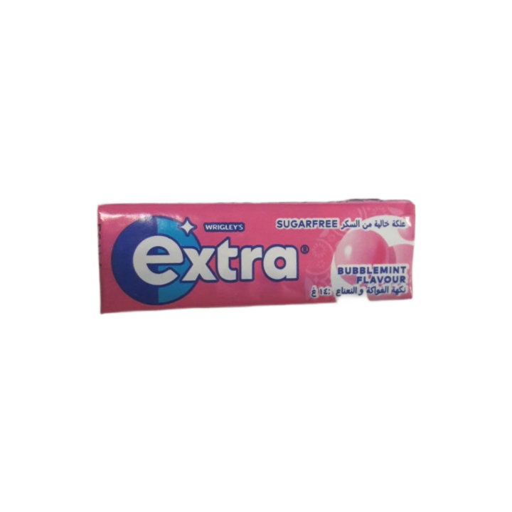 Extra Bubblemint Sugar Free Gum 14 g