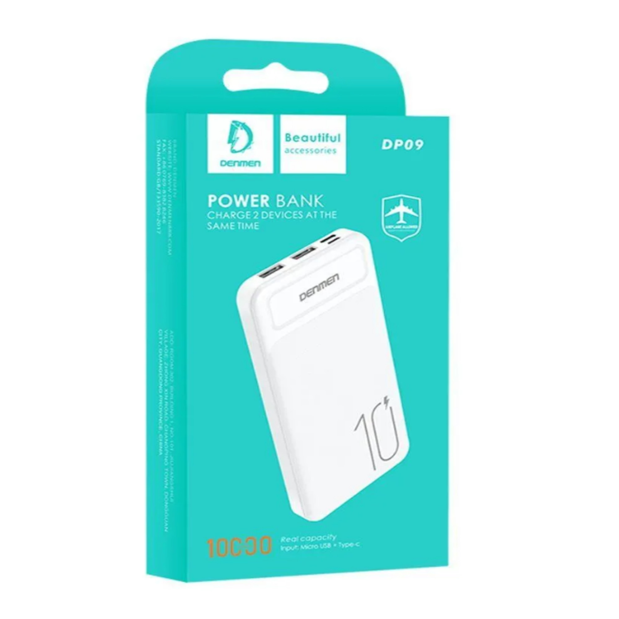 VDENMENV DP09 Power Bank 10000 mAh