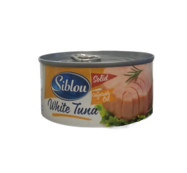 Siblou White Tuna (Solid) in Vegetable Oil 185 g