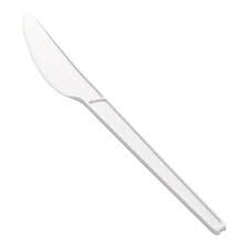 Glassy Plastic Knives 100's