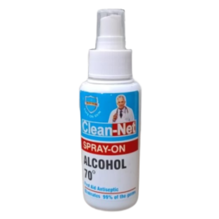 Clean-Net Spray-On First aid Antiseptic 70% 250 ml