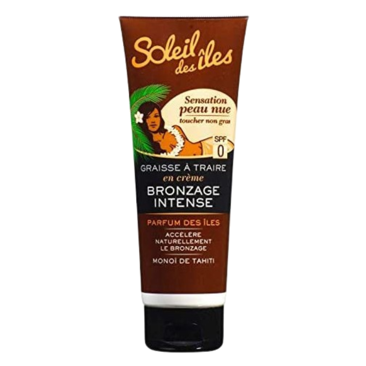 Soleil des îles Graisse À Traire en Crème Monoï De Tahiti Bronzage 125 ml