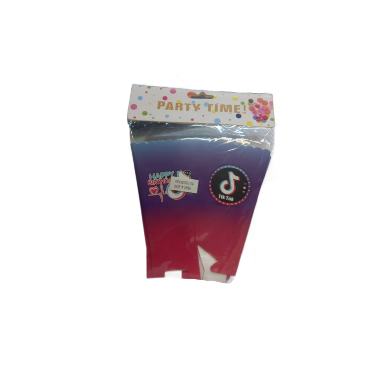 PARTY TIME! Popcorn Cups Tiktok 6's