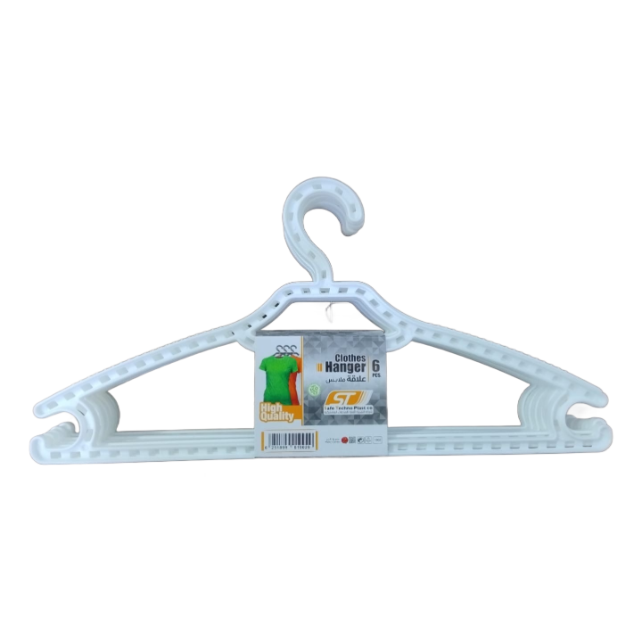 ST Clothes Hanger White 6's