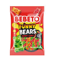 Bebeto Gummy Candy Funny Bears 18 g