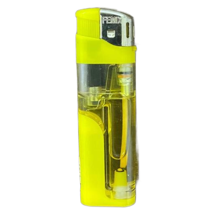 Femix Yellow Lighter with LED 1'S