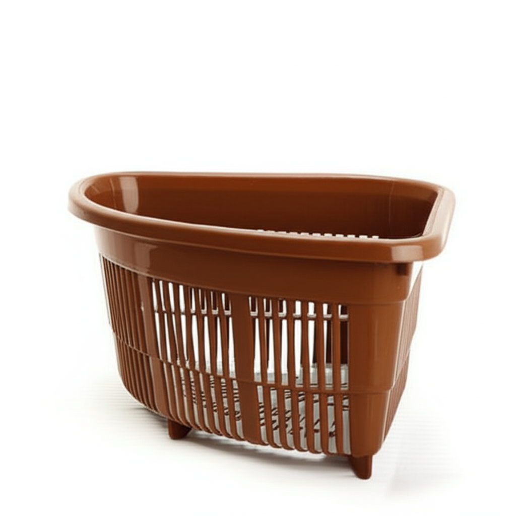 Kitchen Sink Plastic Strainer Brown 1's