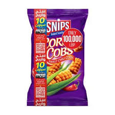 Snips Corn Cobs Sweet Chili 220 g