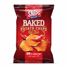 Snips Potato Chips Baked Hot Chili 62 g