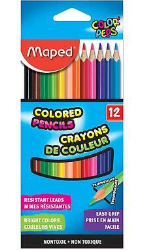 Maped Triangle Color Pencils 12's