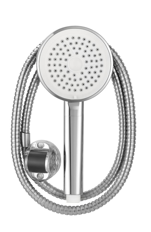 Handheld Shower Head Set with Hose & Wall Bracket 1's