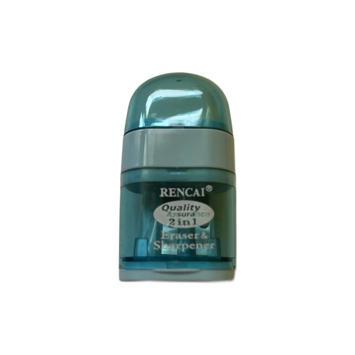 Rencai Double Sharpener with Eraser Blue 1's