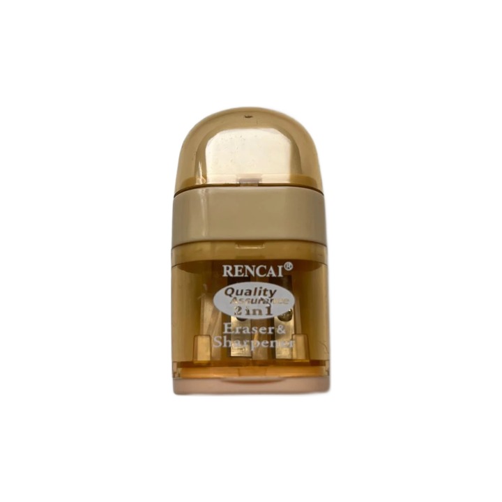 Rencai Double Sharpener with Eraser Orange 1's