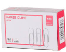 Deli Paper Clips 100's 50 mm