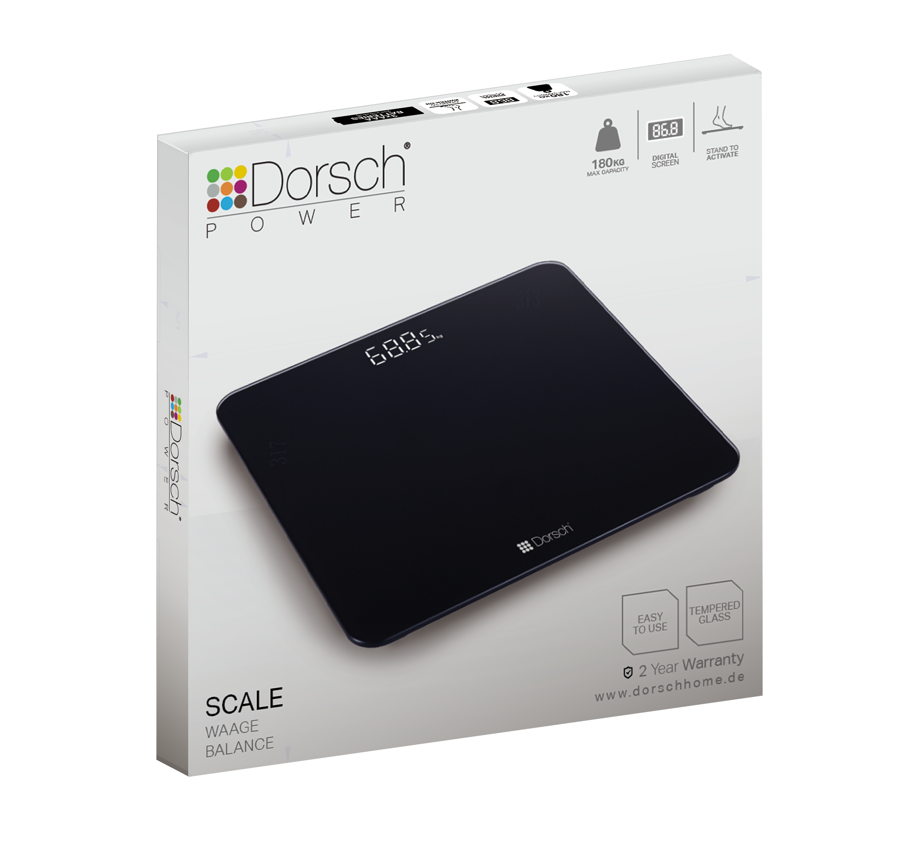 Dorsch Body Scale 2.5-180 kg
