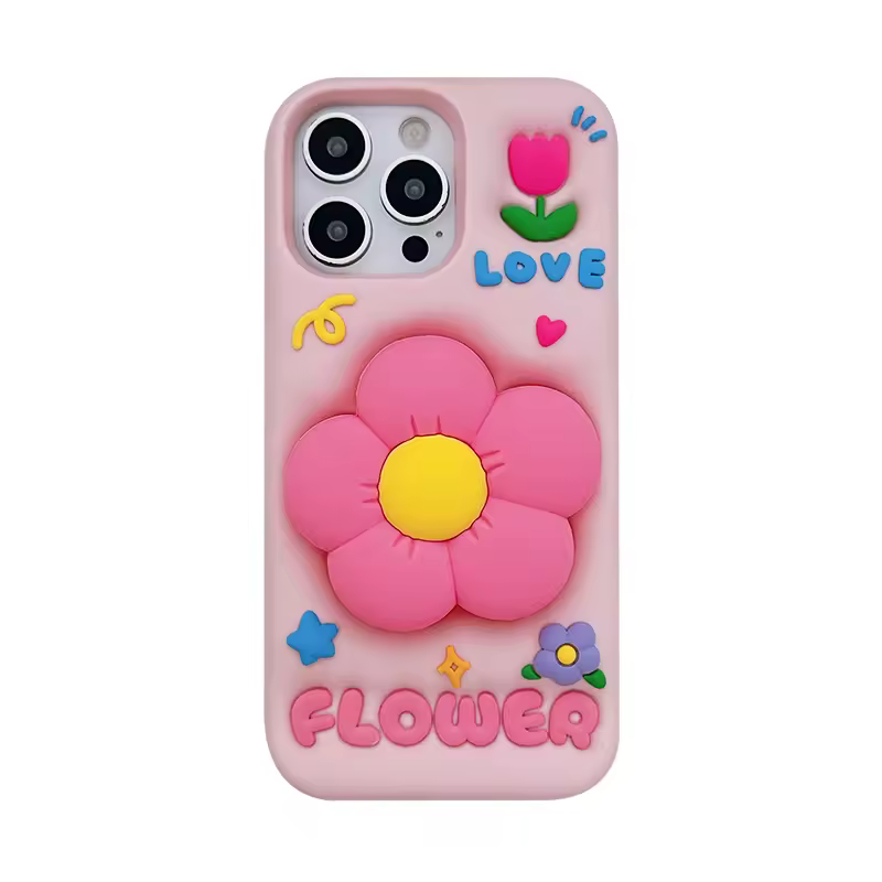 Flower iPhone Cover Pink iPhone-16