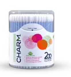Sanita Charm Cotton Buds 200's