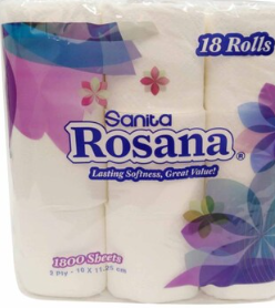 Rosana Toilet Tissues 18 Rolls
