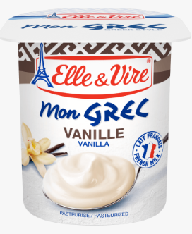 Elle & Vire Mon Greek Vanille 125 g
