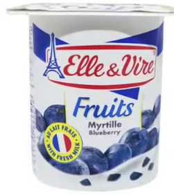 Elle & Vire Myrtille Blueberry 125 g