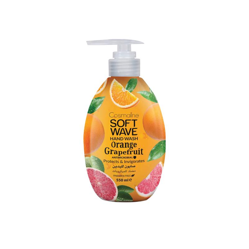 Cosmaline Soft Wave Hand Wash Orange Grapefruit 550 ml