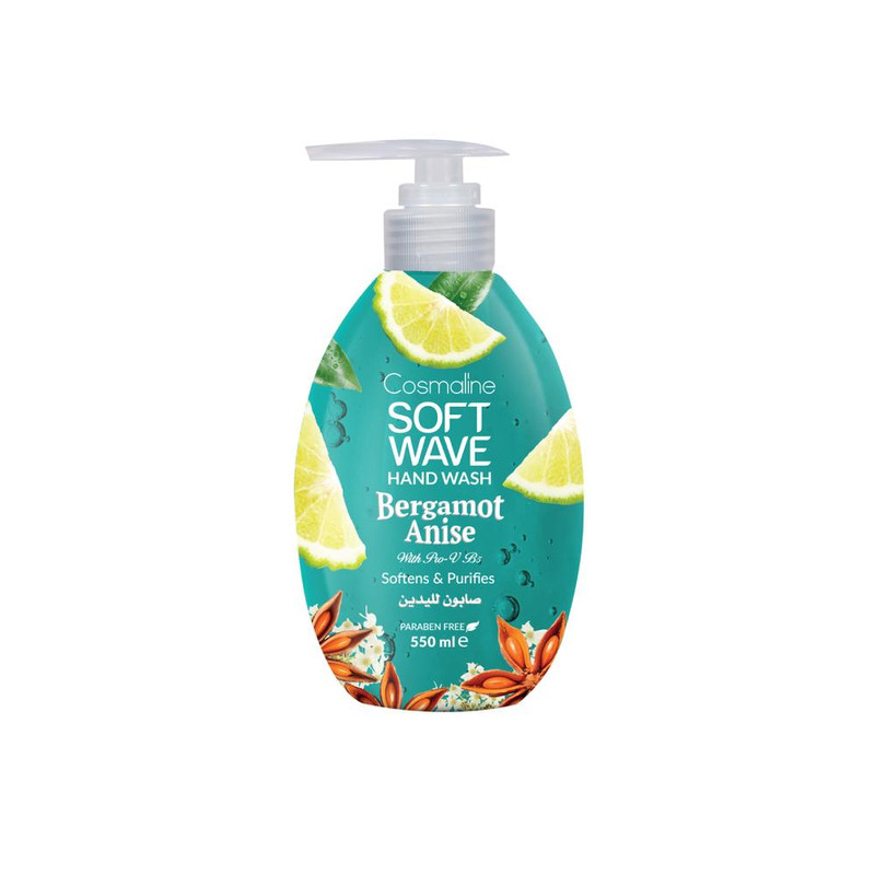 Cosmaline Soft Wave Hand Wash Bergamot Anise 550 ml