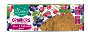 Benina Crackers Raisin & Sunflower Seeds 90 g