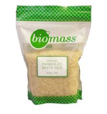 Biomass Organic Parboiled White Rice 454 g