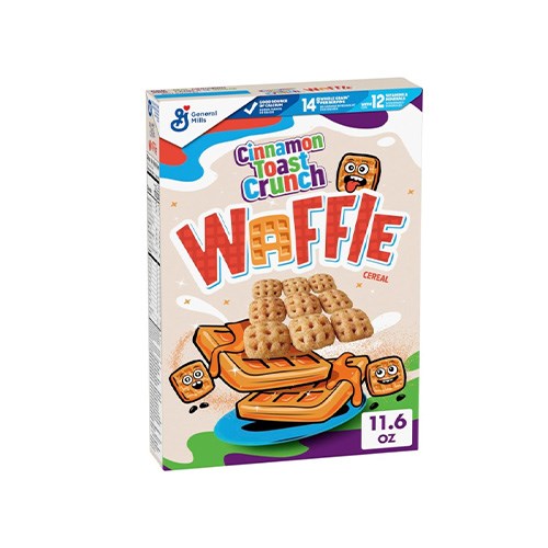 General Mills Cinnamon Toast Crunch Waffle Cereal 328 g