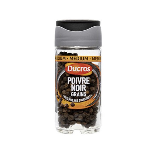 Ducros Poivre Noir Grains Medium 38 g